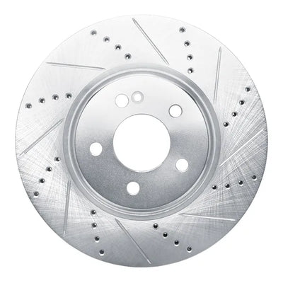 R1 16-21 Mercedes-Benz C43 AMG Rear Right Drilled Black Brake Rotor