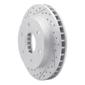 DFC 88-00 Cadillac Escalade Front Left Drilled & Slotted Geoperformance Rotor