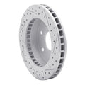 DFC 88-00 Cadillac Escalade Front Left Drilled & Slotted Geoperformance Rotor