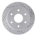 DFC 88-00 Cadillac Escalade Front Right Drilled & Slotted Geoperformance Rotor
