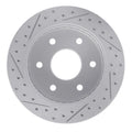 DFC 88-00 Cadillac Escalade Front Right Drilled & Slotted Geoperformance Rotor