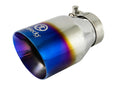 aFe MACH Force-Xp 409 SS Clamp-On Exhaust Tip 2.5in. Inlet / 4in. Outlet / 7in. L - Carbon