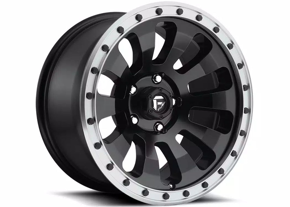 D629 17X9 5X5.0 MT-BLK-MBR -12MM