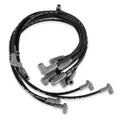 8.5Mm Super Conductor Wire Set For Sbc Sprintcar, Close Fit, In Black Features A Helically-Wound Copper Alloy Conductor Which Has Only 40 50 Ohms Of Resistance Per Foot MSD Ignition