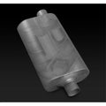 Super 50 Series Chambered Muffler Super 50 3.00 Offset In 3.00 Center Out Mild Sound Flowmaster
