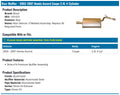 DIRECT-FIT MUFFLER - 03-07 HONDA AC