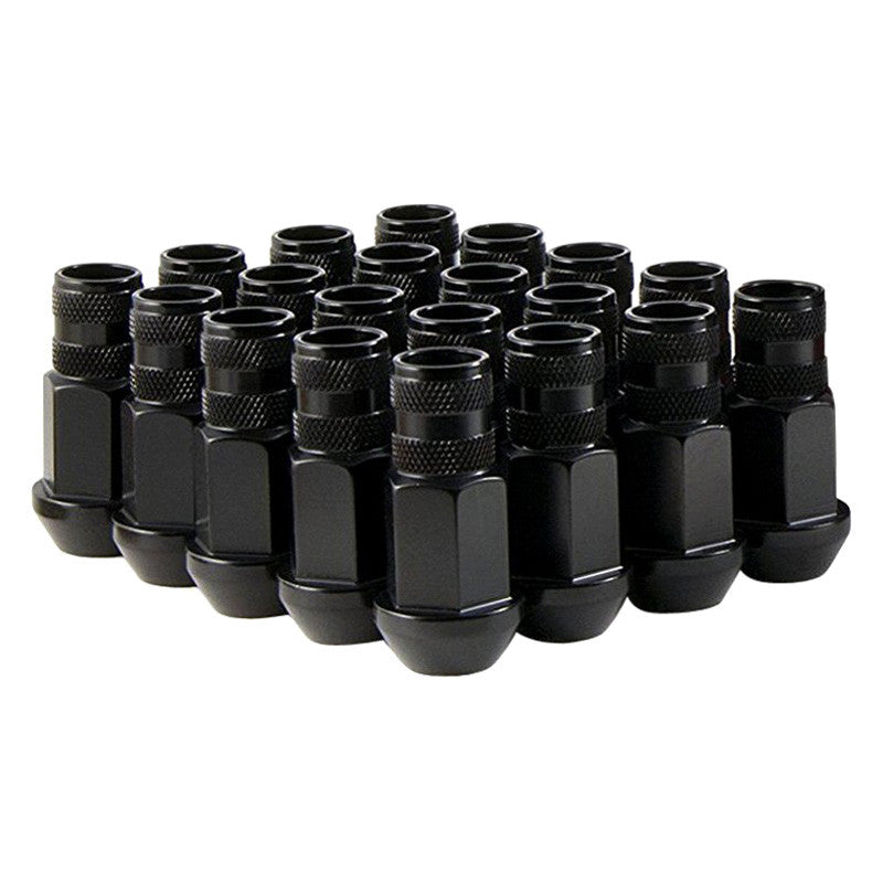 Gorilla ALUMINUM OPEN END RACING LUG BLACK 1/2in 20-PACK