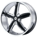 Wheel Pros Helo HE844 18X8 5X100/110 CHR/G-BLK 40MM HE84488005240