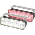 LED FLOODLIGHT - WHITE+RED - BLACK