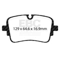 EBC 20-24 Audi S6 2.9TT (w/Cast Iron Rotors) Redstuff Rear Brake Pads