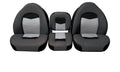 WISE 8WD013 FRESHWATER BUCKET SEAT W/ SNAP ON CUSHIONS GREY/CHARCOAL