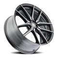 Touren 3294 TR94 18x8 / 5x112 BP / 35mm Offset / 66.6mm Hub Gloss Graphite Brushed w/ Dark Wheel