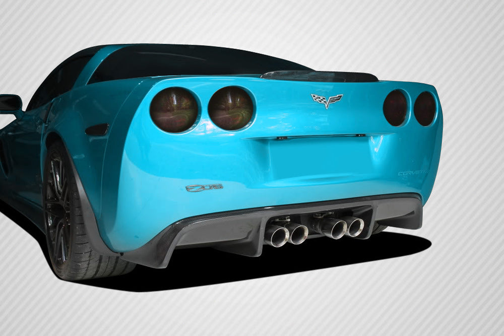 2005-2013 Chevrolet Corvette C6 Z06 GS ZR1 Carbon Creations GT500 Body Kit - 4 Piece - Includes GT500 Front Lip Under Spoiler Air Dam (108407) GT500 Side Splitters (108409) GT500 Rear Diffuser (108411)