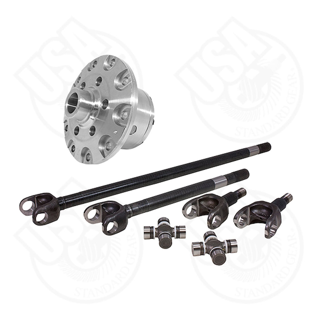 USA Standard 30 spline 4340 Chrome-Moly axle and Zip Locker kit for Jeep TJ XJ YJ and ZJ.