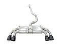 Invidia 2022+ Volkswagen Golf R MK8 76mm R400 Valved Cat Back Exhaust Straight Cut Black Tips