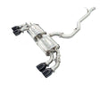 Invidia 2022+ Volkswagen Golf R MK8 76mm R400 Valved Cat Back Exhaust Straight Cut Black Tips