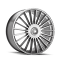 Touren 3610 TR10 24x10 / 6x135/139.7 BP / 25mm Offset / 87.1mm Hub Satin Silver Machined Wheel