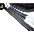 Black Trail Armor Rocker Panel And Sill Plate Covers For 1999-2016 Ford F250/350/450 With Supercrew Cab, Pair Bushwacker