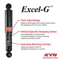 KYB 17-21 Honda Civic Hatchback (Exc. Type R) Excel-G Gas Strut - Front Left