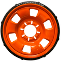 GUNIWHEEL 80 UNIVERSAL 8 LUG PATTERN WHEELS ORANGE