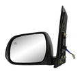 0207 JEEP LIBERTY RH HEATED PWR OE MIRROR TEXTURED BLK