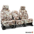 60/40 SPLIT; WITH BUILT-IN HEADREST