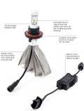 ~(1.7 lbs. 9X7X2)~ ***Discontinued***Silver-Lux LED Kit - 9012 Pair