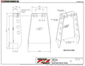 ~(70 lbs. 26X26X6)~ Dual Rear Shock Towers Motobilt