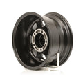 Aluminum Wheels 15x8 Defender 935B Satin Black Multi Spoke -24 Offset 5 on 139.7 Bolt Pattern 107.95 Bore Raceline