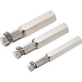26IN VERTICAL PRO KIT(2 UPRIGHTS W/1 CROSS BAR)ALUMINUM UPRIGHTS SILVER