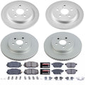 Power Stop 20-21 Toyota Prius Prime Front & Rear Z17 Evolution Geomet Coated Brake Kit