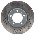 SHW 17-19 Porsche 911 Carrera 3.0L w/o Ceramics Right Front Cross-Drill MB Brake Rotor (9P1615302A)