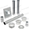 VENT KIT - VERTICAL 4' FOR MHU80NG