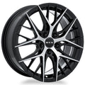VALKYRIE 18X8 5X112 ET38 CB66.6 GLOSS BLACK MACHINED