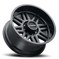 Aluminum Wheels 17x8.5 Split 948B Satin Black 0 Offset 5 on 127 Bolt Pattern 78.1 Bore Raceline
