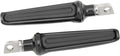 Performance Machine Footpegs Contour Passenger - Black Ano