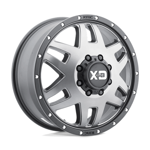XD130 17X6.5 8X200 M-GRY BLK-RING -140MM