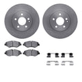 R1 Concepts Brake Rotor- Blank with Optimum Oe Pads Hdw Fits Mercedes-Benz Metris