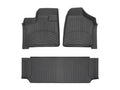 WeatherTech Black Front Rear FloorLiner HP Fits -20-20 Grand Caravan 444211-440272IM