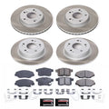 Power Stop 13-17 Honda Accord Front and Rear Semi-Coated Rotor Kit
