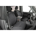 ~(12.5 lbs. 27X20X8)~ Jeep Neoprene Seat Cover Set Black [11-12 Wrangler JK 2 Door]