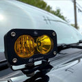 LED Work Light Amber Lens Wide Cornering Pattern Pair S2 Sport Baja Designs