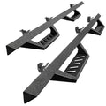 0718 WRANGLER JK 4DR LANDERX RUNNING BOARDS BLACK