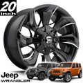 D571 20X10 5X4.5/5.0 GL-BLK-MIL -18