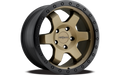 Rotiform R150 SIX-OR Wheel 17x9 5x127 1 Offset - Matte Bronze Black Bead Ring