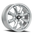 Enkei Compe 15x7 0mm Offset 4x114.3 Bolt Pattern 72.6mm Bore Silver Wheel