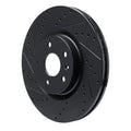 R1 13-19 Buick Regal Front Left Drilled & Slotted Black Brake Rotor