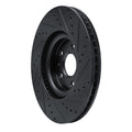 R1 13-19 Buick Regal Front Left Drilled & Slotted Black Brake Rotor