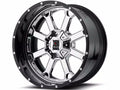 XD202 22X12 5X5.0/5.5 CHR BLK MILL LP -44MM