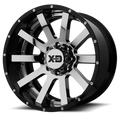 XD200 22X10 6X135 CHR BLK MILL LP -18MM